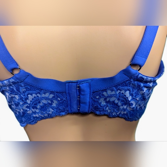 Montelle Intimates Divine Unlined Bra Aruba/White 34F - Picture 5 of 6